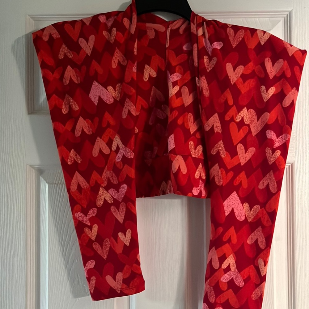 LuLaRoe Valentines leggings tall and curvy